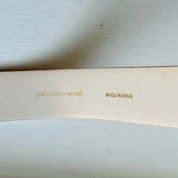 80’s VIBE: Paloma Wool Faux Snakeskin Belt (S/M)